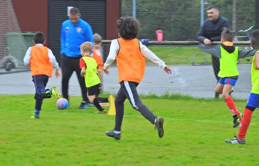 P8 hade två lag, P9 hade 1 lag och P10 hade också ett lag. Alla mötte alla – 3 matcher för varje spelare. Foto: Daniel Nunez