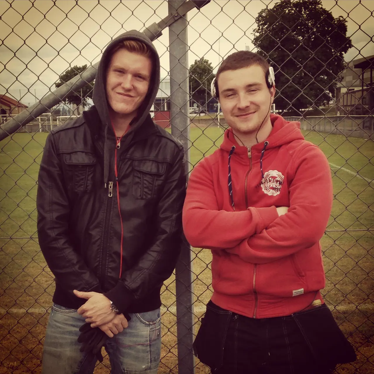 Wiktor och Kristoffer (Felicia och Nurto ville inte vara med på bild).