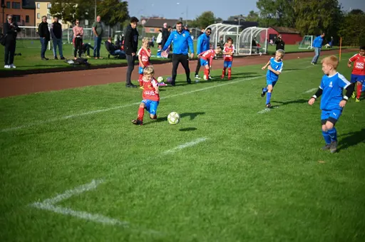Det här var verkligen roligt. Med ett mycket bra fokus där varje spelare var sitt bästa jag, gav vi aldrig Dalby någon chans. Spelar vi med den här inställningen kan vi slå alla. Foto: Daniel Nunez