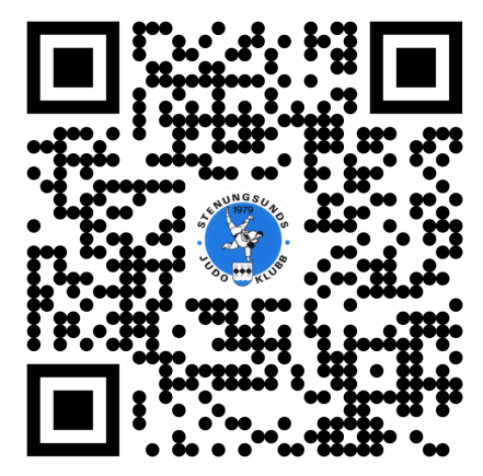 OR-kod till Stenungsunds judoklubbs Discord server