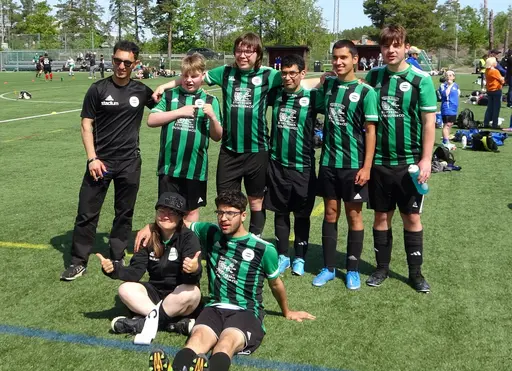 Div 5-laget och Div 4-laget före och efter matcherna