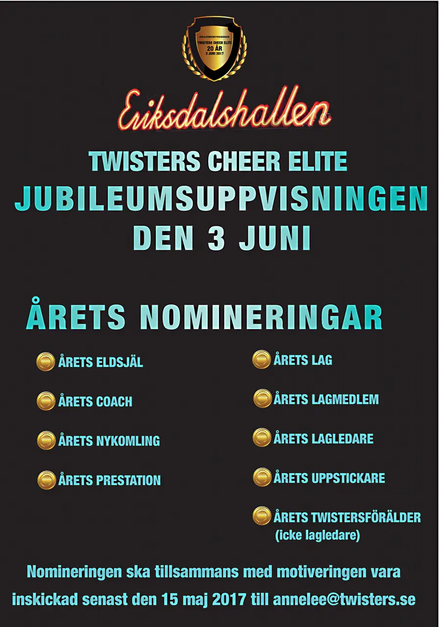 Nu har vi vuxit ur Nacka Sporthall !