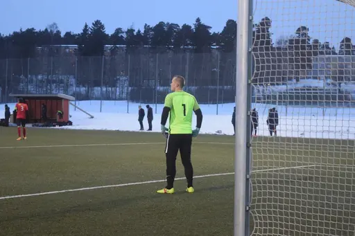 Två av matchens bästa spelare denna kväll, Erik och Madsen.