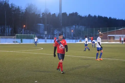 Två av matchens bästa spelare denna kväll, Erik och Madsen.