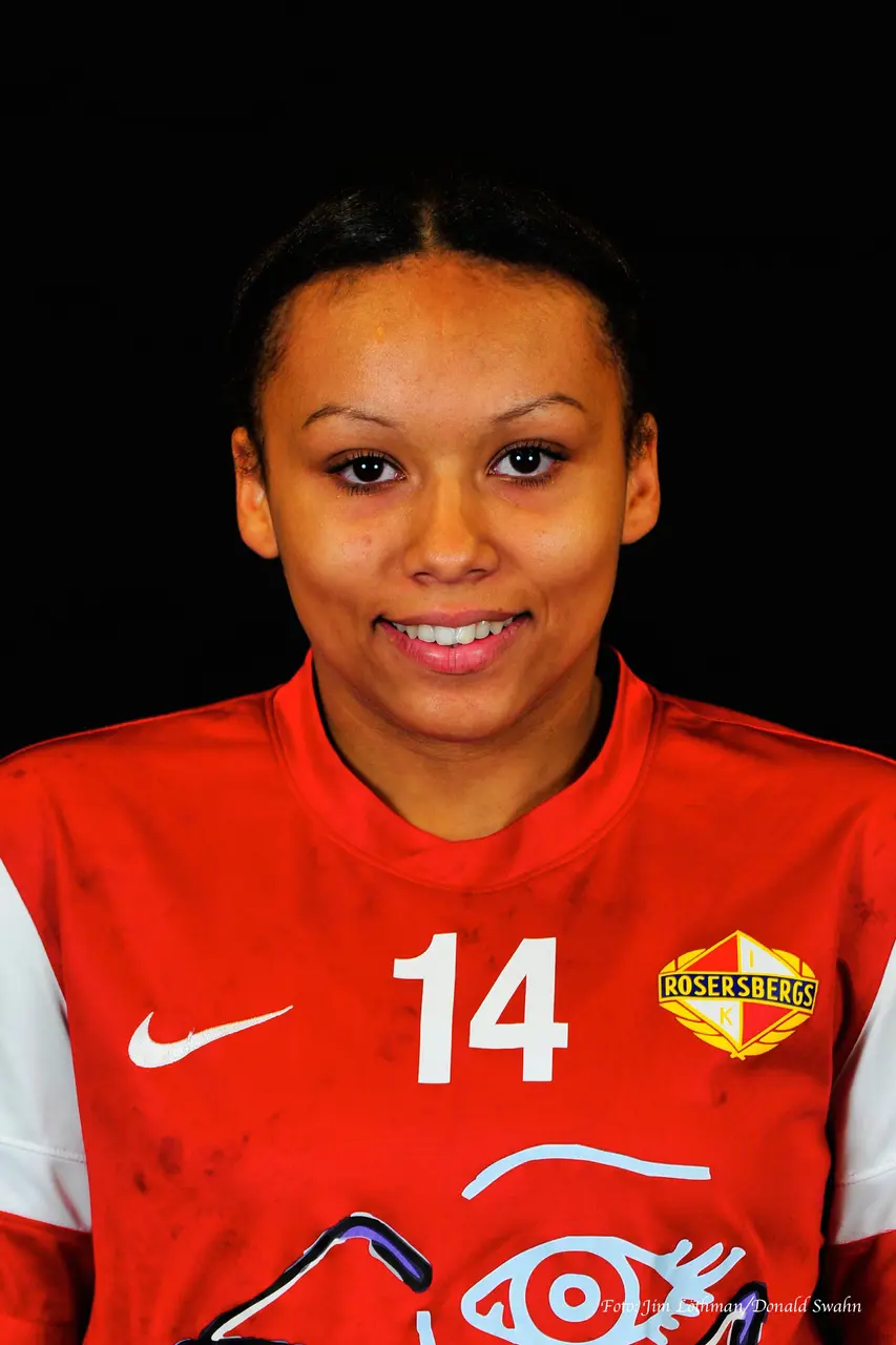 Faith Eriksson, svarade för tre mål mot Skiogås HK.