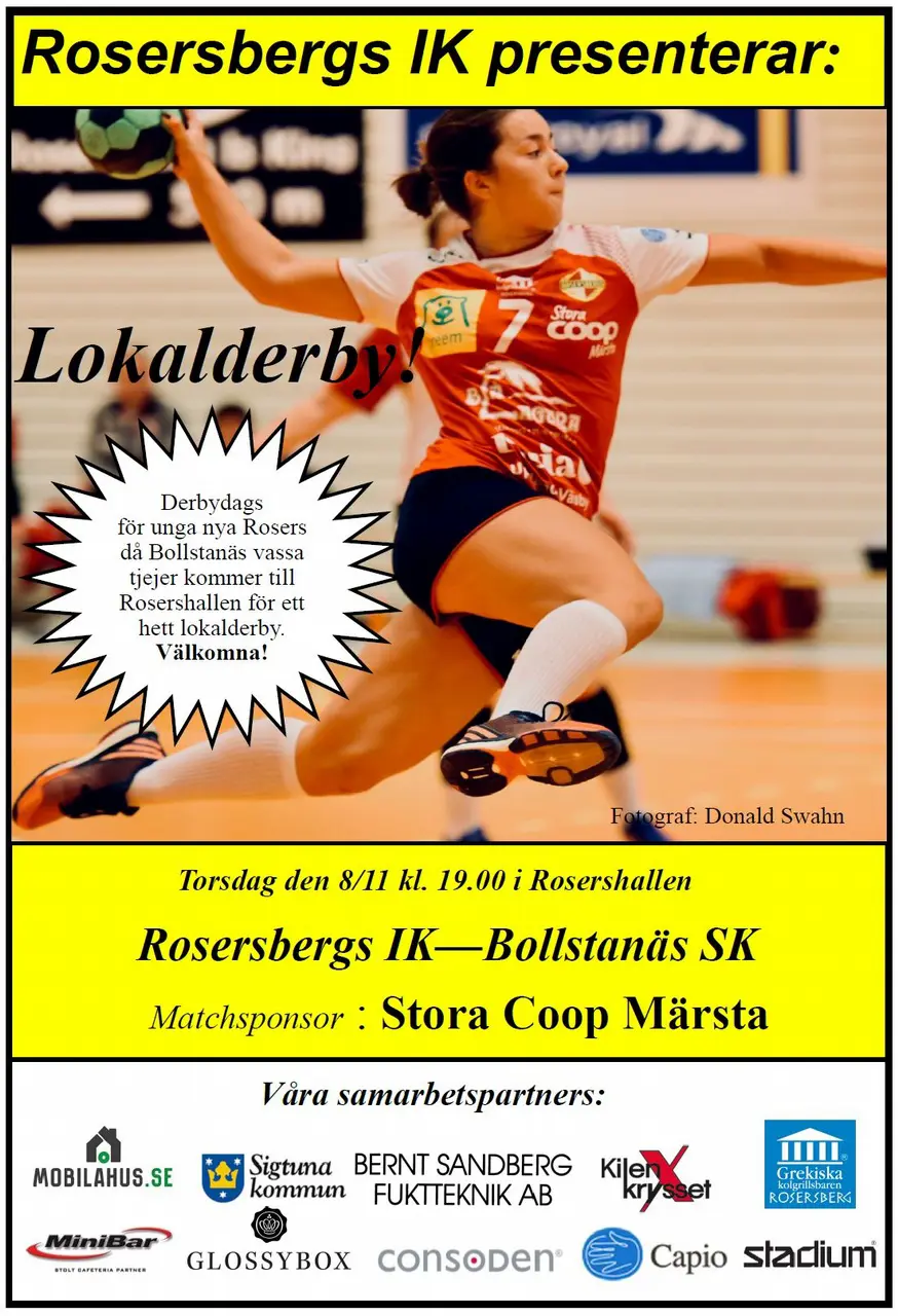 Derby på torsdag i Rosershallen!