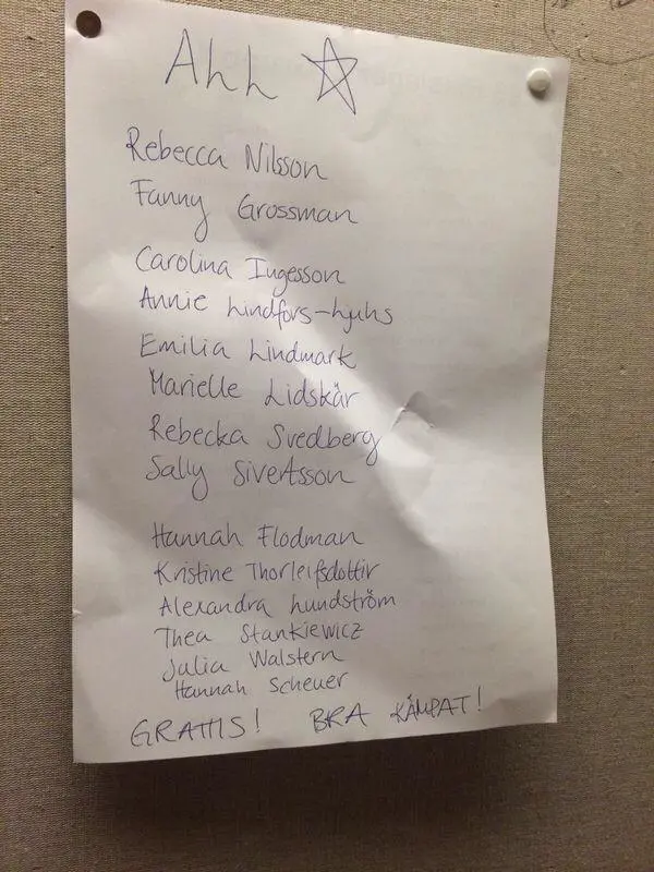All star teamlaget F98:or med bl. a Kristin Thorleifsdottir