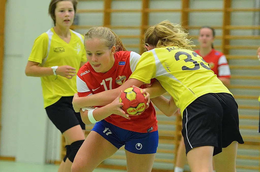 Tess Carlsson i en av sina fina genombrytningar