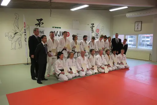Gradering på Varbergs judoklubb 19 mars, 2017