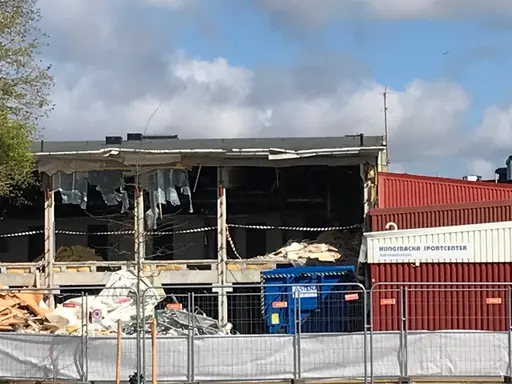 Rivning av den gamla och uppbyggnad av vår nya Dojo!