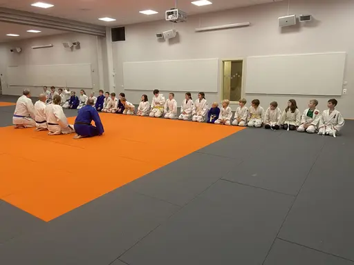 Träning med liten lagtävling, lilla Halland cup. Träningen avslutades med julfika. 