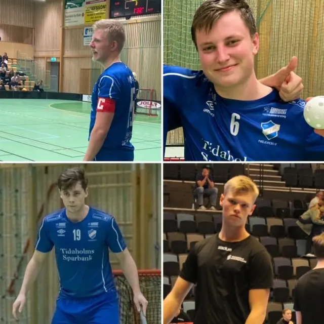 Några av spelarna som tilldelades utmärkelser under kvällen