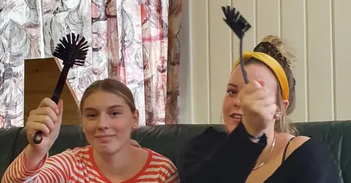 Fröjered/Korsberga damlag börjar med pingis