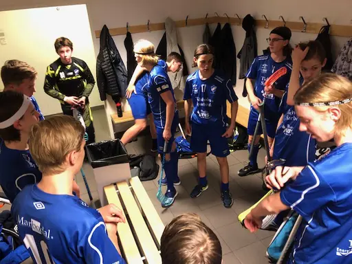 Träning inför och match mot Lockerud 2018!