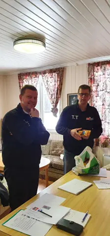 Fröjered/Korsberga damlag börjar med pingis