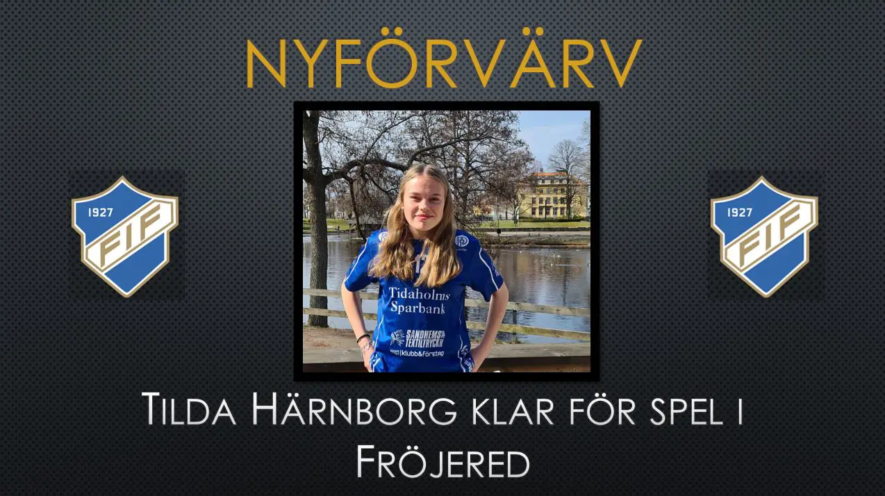 Tilda Härnborg är klar för spel i Fröjereds IF