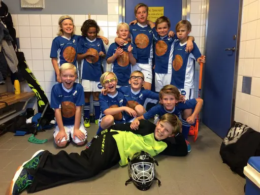 FIF-hjältarna i Skara: Fabian, Simon P, Anton, Oskar, Jakob, Elias V, Elias J, Ville, Ludvig B-T, Ludwig P, Simon Ö.