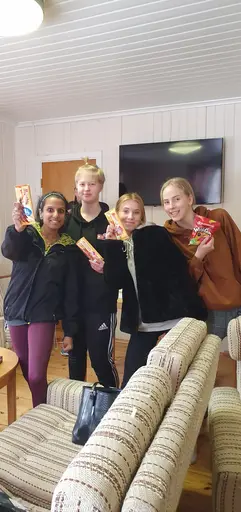 Fröjered/Korsberga damlag börjar med pingis
