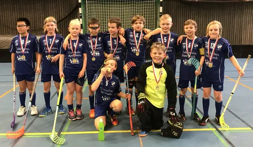 Lyckliga medaljprydda killar efter härliga insatser i Hovslätt cup: Simon B, Fabian, Anton, Zlatan, Albin, Jacob, Elias J, Elias V, Ville, Ludvig, Simon Ö.