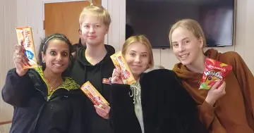 Fröjered/Korsberga damlag börjar med pingis