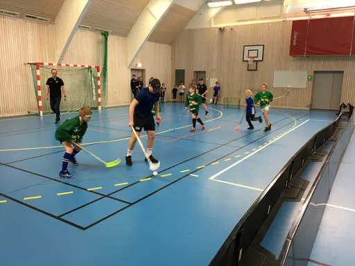 Bilder från ungsdomsavslutningen med innebandyturnering och prisutdelning