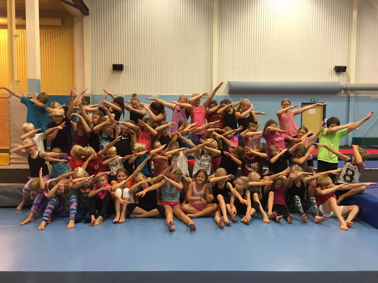 Skånetävlings-gymnaster.