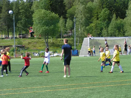 Bildspel från den gångna veckan där 128 barn- och ungdomar tränat fotboll och lekt!
