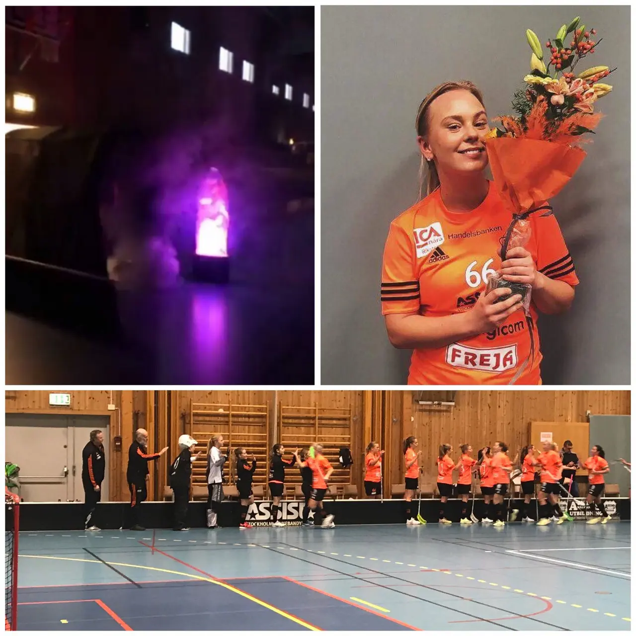 Brandlarmsutlösaren, Matchens lirare Lollo o Frida poänggörare