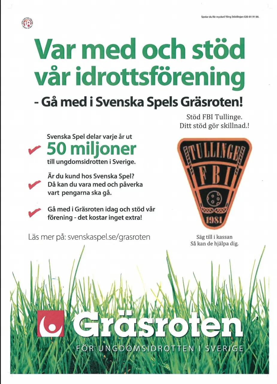Koppla ditt spelkort till Gräsroten.