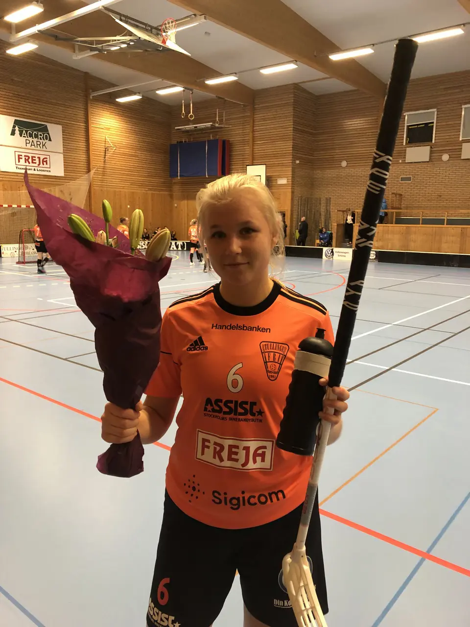 Linnea kämpade hårt hela matchen!!