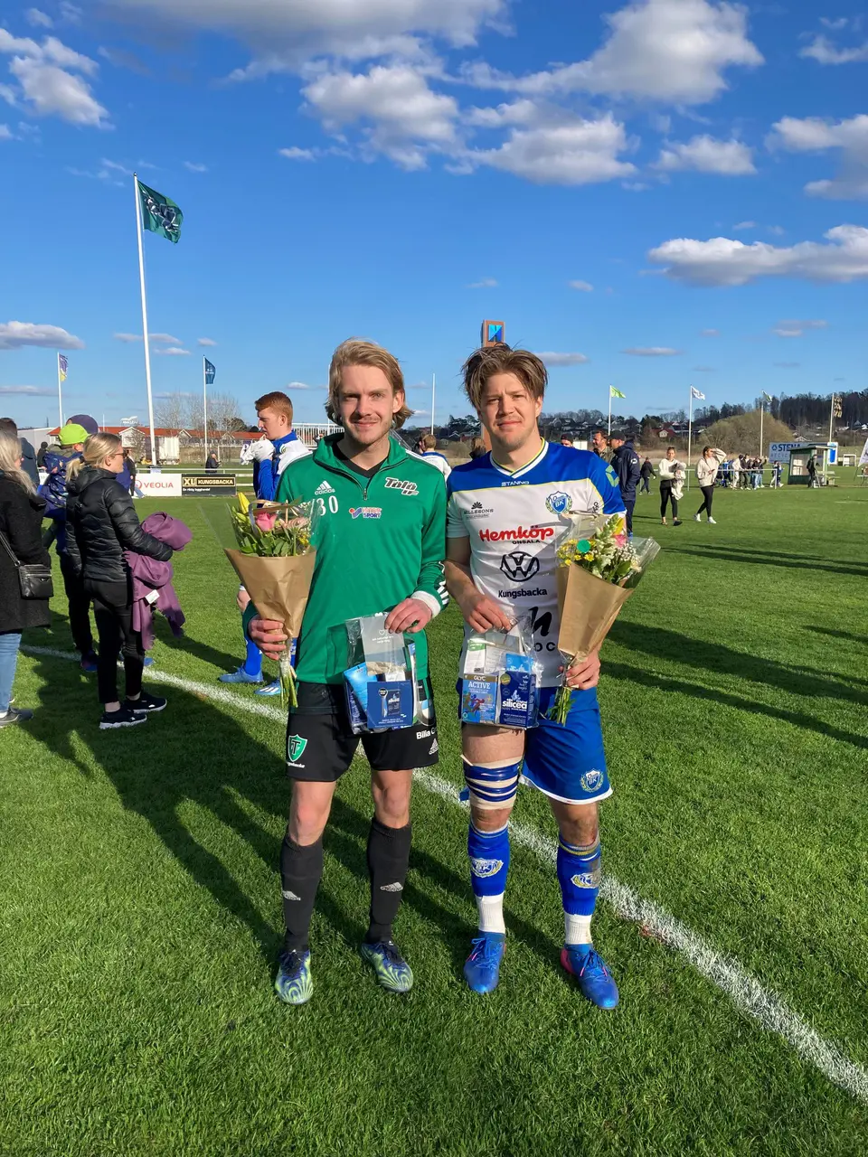 Viktor Glaerum och Joel Palmquist utsågs till matchenslirare