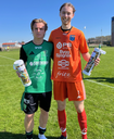 Matchens lirare Emil Degerlund och Pontus Sörem