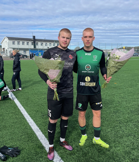 Matchens lirare Adam Price-Johansson och Max Björklund