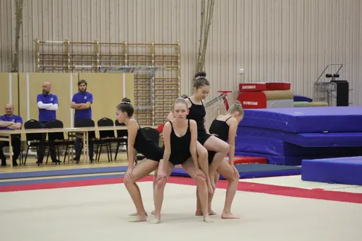Elicia, Mai, Harriet, Tilde & Embla visade upp RG på helgens tävlingar i kvinnlig AG