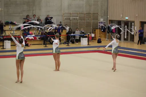Elicia, Mai, Harriet, Tilde & Embla visade upp RG på helgens tävlingar i kvinnlig AG
