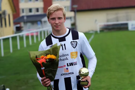 De individuella pristagarna i TG&IF. På gruppbilden står, från vänster, Oliver Pettersson, Linn Andersson, Axel Axelsson och Max Persson.