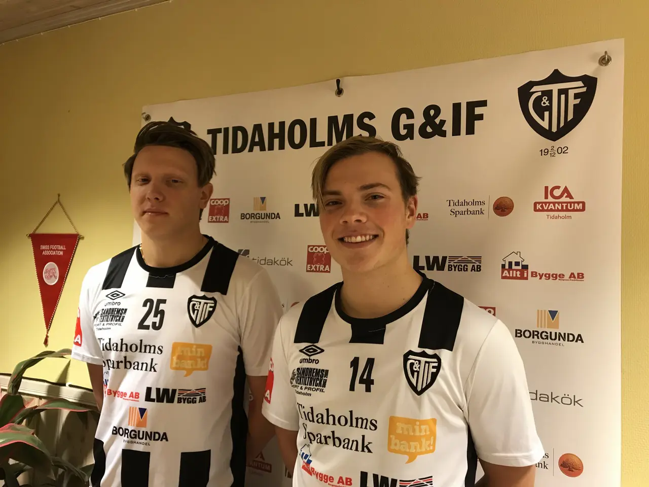 Simon Brage och Felix Davidsson är de två första nyförvärven.
