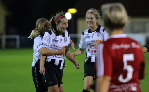 TG&IF:s damlag vann hemmamatchen mot Valtorps IF med 4–1.