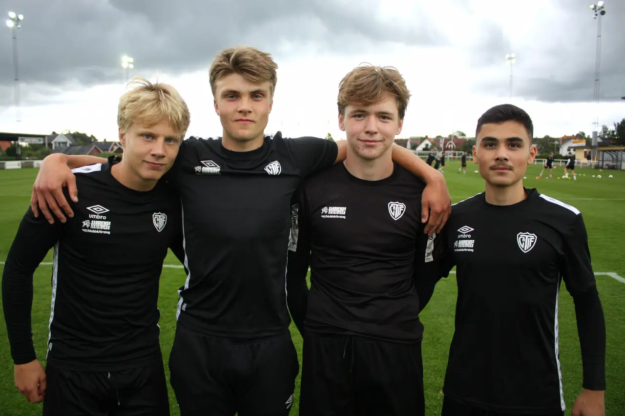 Josef Öhgren, Olle Ekelund, Wilmer Gustafsson och Leon Lazar.