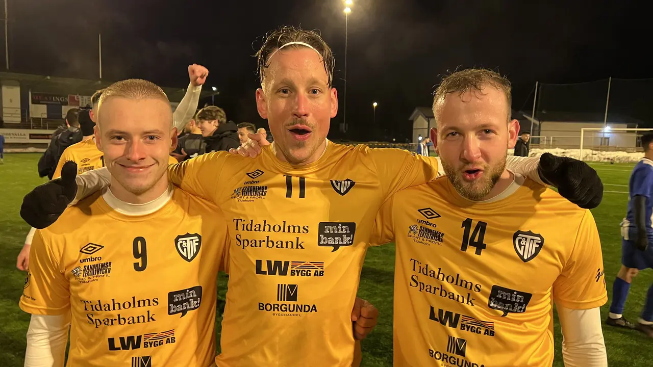 Filip Lundgren, Sonny Karlsson och Josip Maracic – TG&IF:s målskyttar i premiären