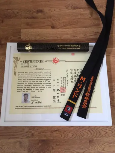 Sempai Magnus Lindh 1 Dan