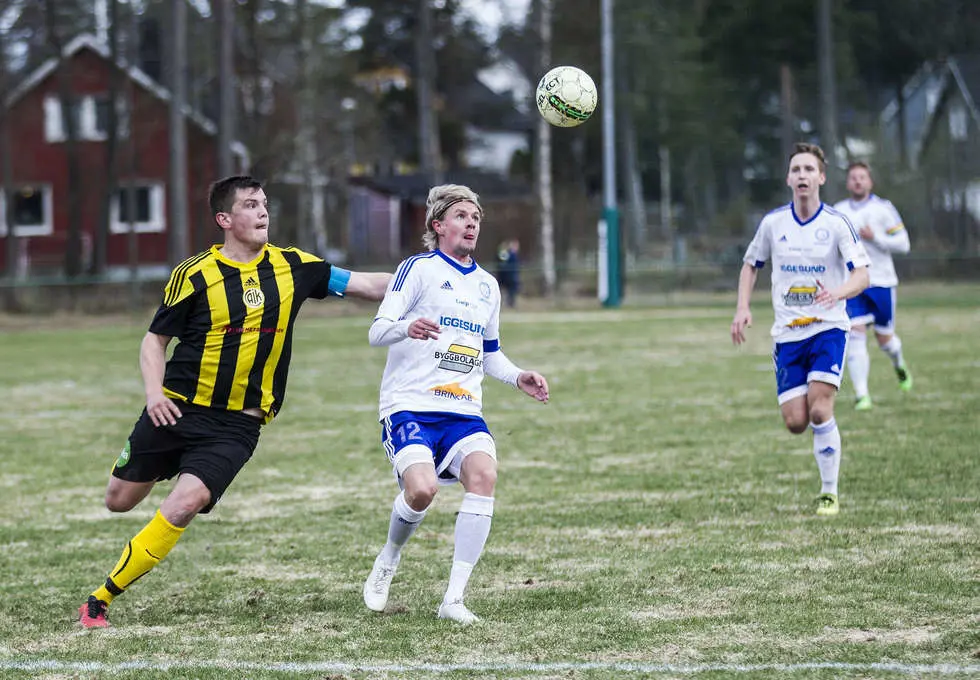 Joel Stillmark och Emil Hallberg gjorde Iggarnas mål. Foto: Joakim Berglund, Hela Hälsingland