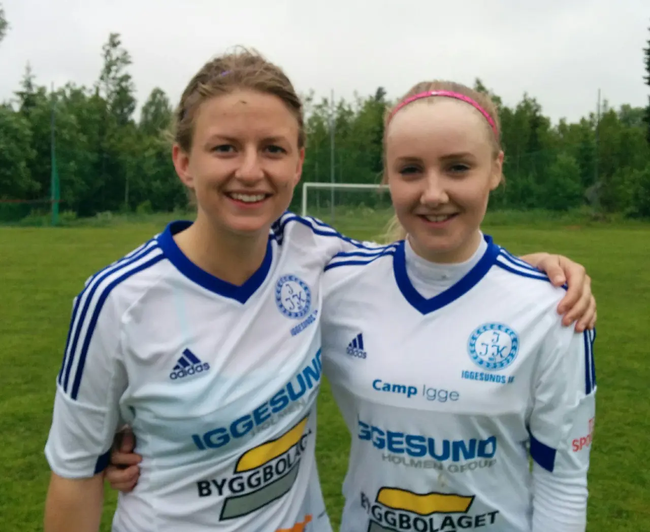 Segerskyttarna, Linnea Åkerlund 0-1 och Fanny Westman 1-2