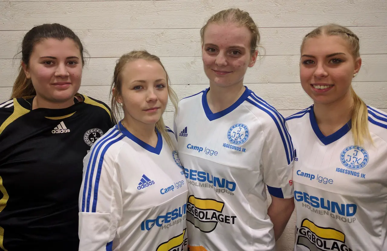 Simone Granvik, Katrine Rönnquist, Emelie Scott och Klara Franck