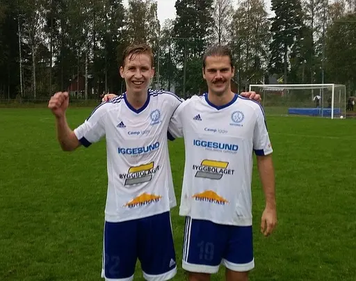 Målskyttarna på Movallen, Emil Hallberg (2-0), André Eliasson (1-0) och Malin Jonsson som satte två på Åbyvallen