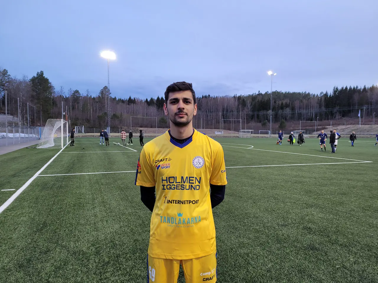 Säsongsdebuterande Baris Avci gjorde en stormatch i målet och var starkt bidragande till att en poäng kom med hem till Iggesund.