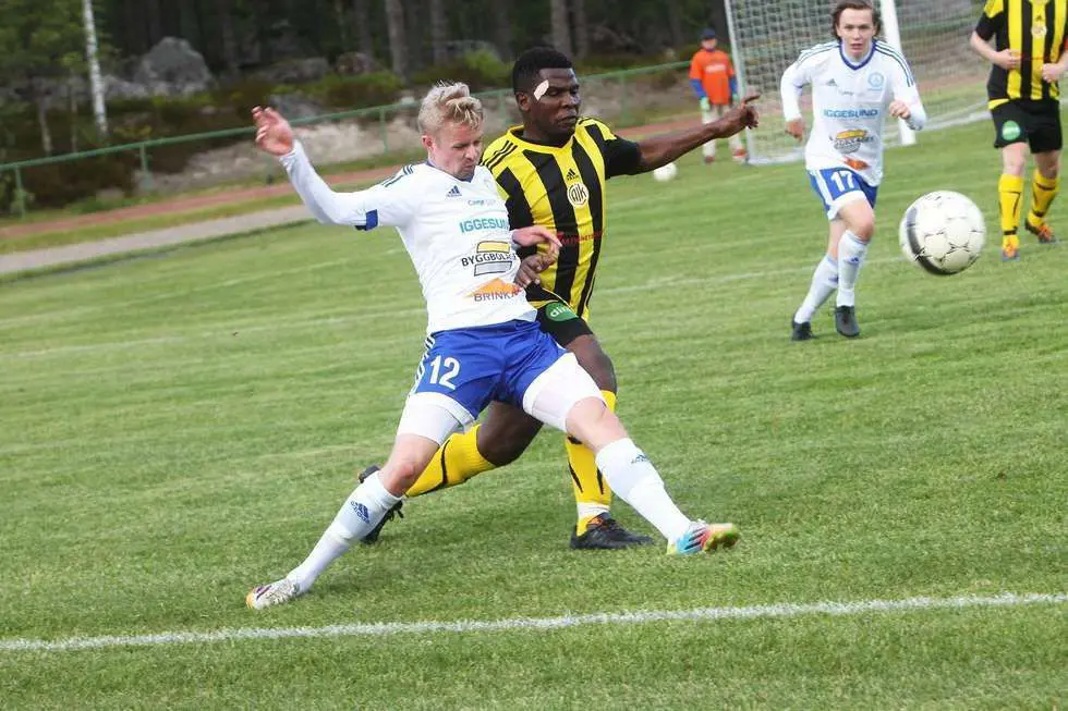 Joel Stillmark utökande ledningen i skytteligan med sitt straffmål idag.