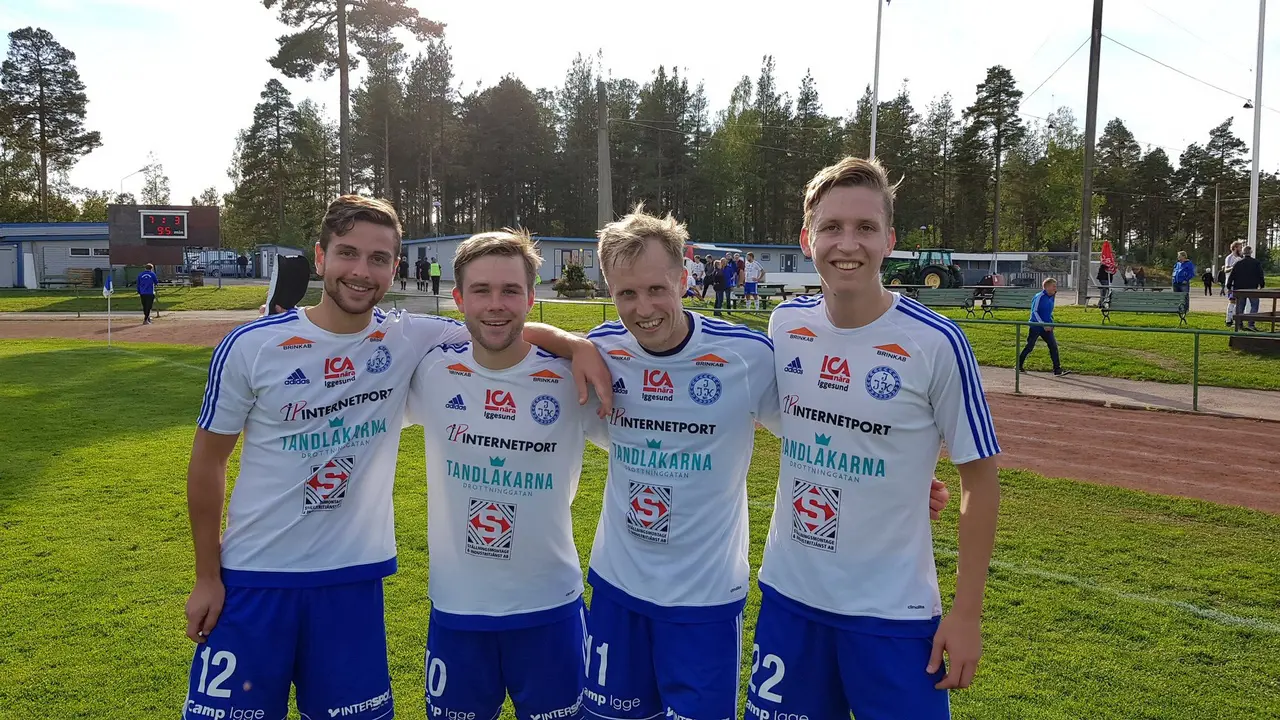 Dagens måskyttar! Anders Fridlund (4-2), Lukas Nilsson (1-0), Niklas Norman (2-1, 3-1, 5-2, 6-2) och Emil Hallberg (7-3).