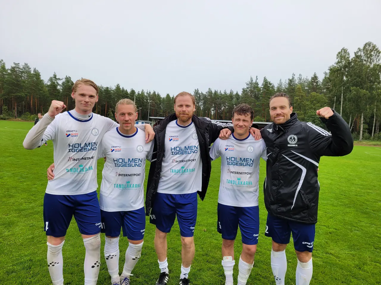 Johan Näsman, Tobbe Björk (2), Lasse Skärpe, Kalle Palmlöf och Johan Brolin (2) dagens målskyttar för Iggarna.