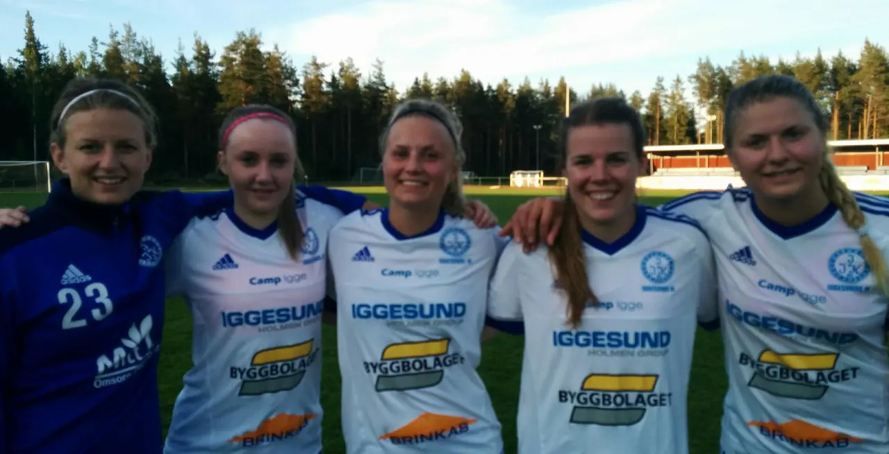 Segerskyttarna, Linnea Åkerlund, Fanny Westman, Frida Hellberg, Maja Lambertsson och Malin Jonsson